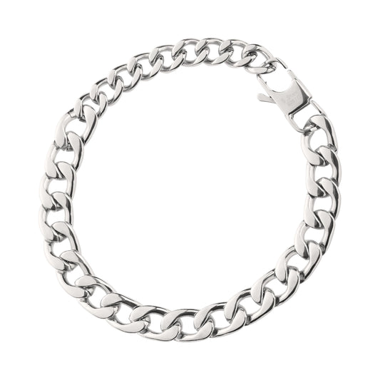 Pulsera Hombre Block Chain Plata TJ3256