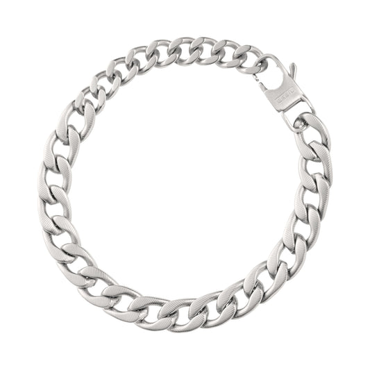 Pulsera Hombre Block Chain Plata TJ3256