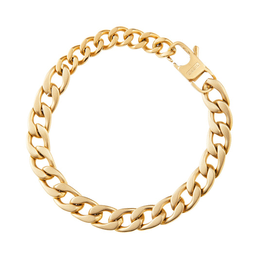 Pulsera Hombre Block Chain Gold TJ3257