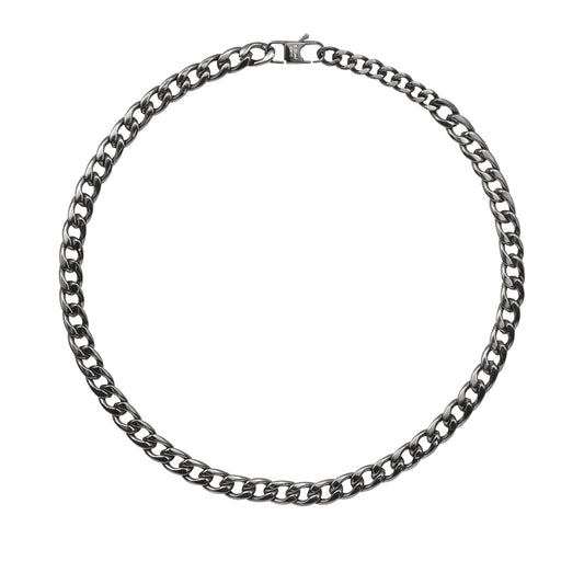 Collana Uomo Block Chain Nero TJ3261