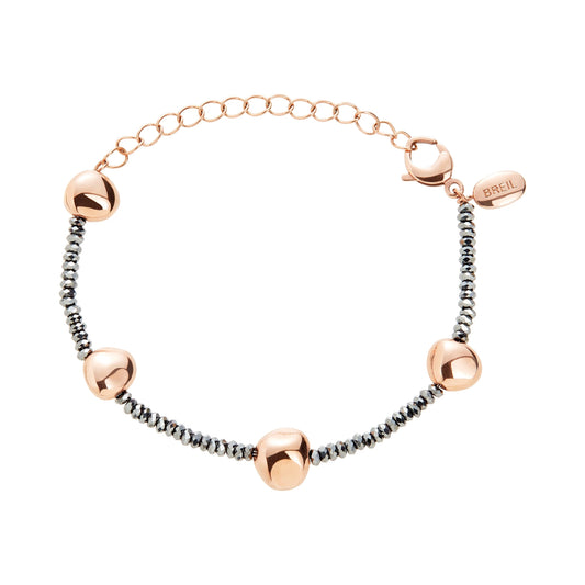 Bracciale Ematite B Rocks Rose Dorato TJ3290