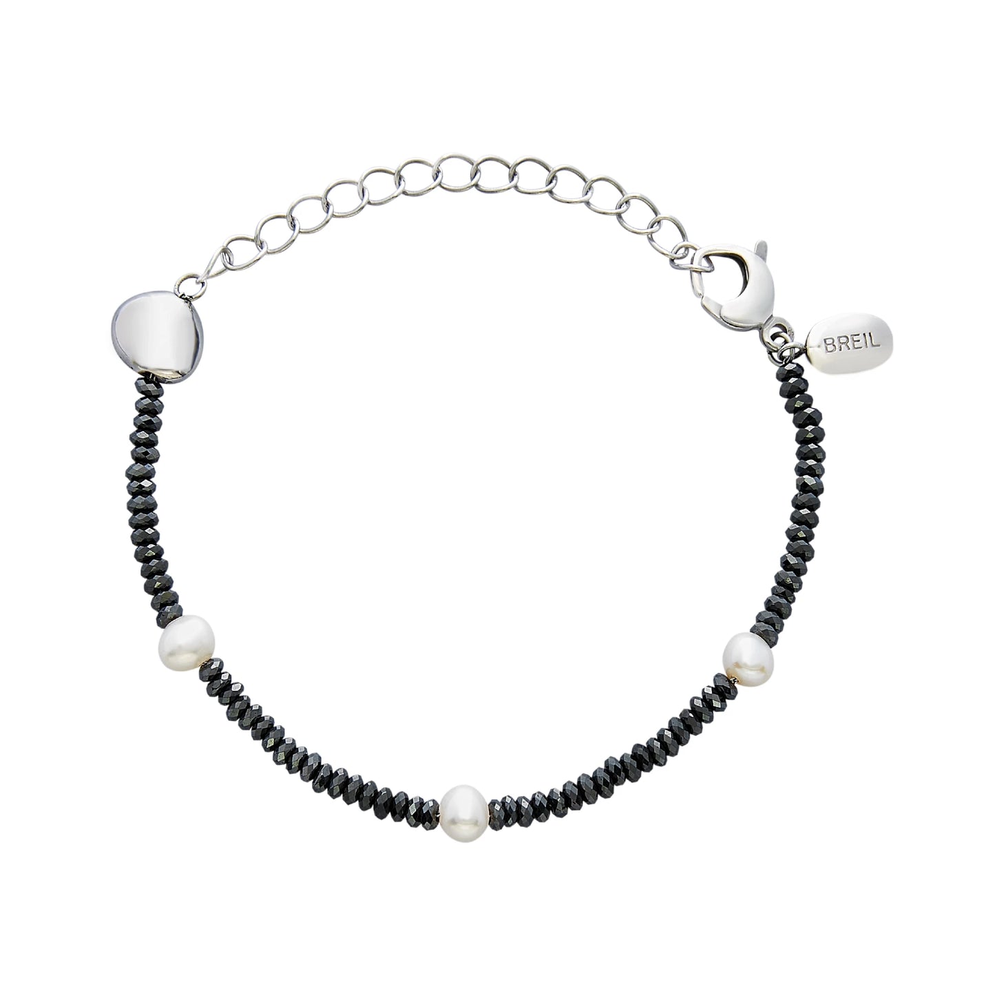 Bracciale B Rocks Ematite Perle Naturali TJ3298