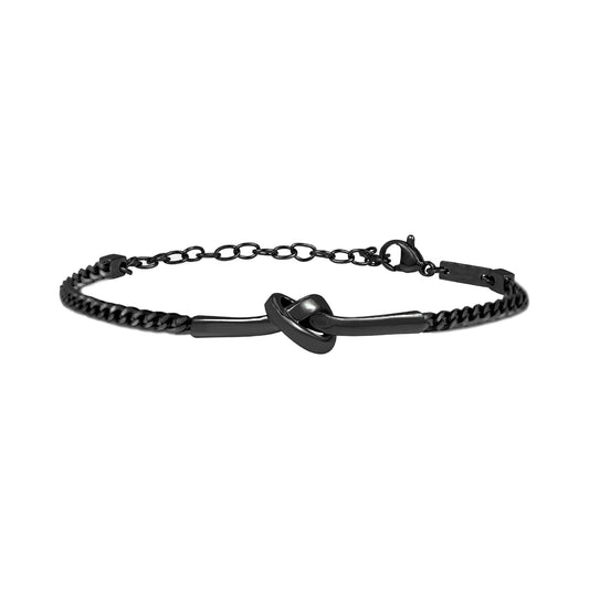 Pulsera B&amp;Me Semirrígida Negra TJ3341