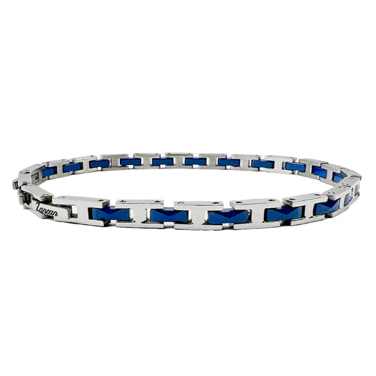 Pulsera Hiteck para Hombre en Acero y Azul UHB084