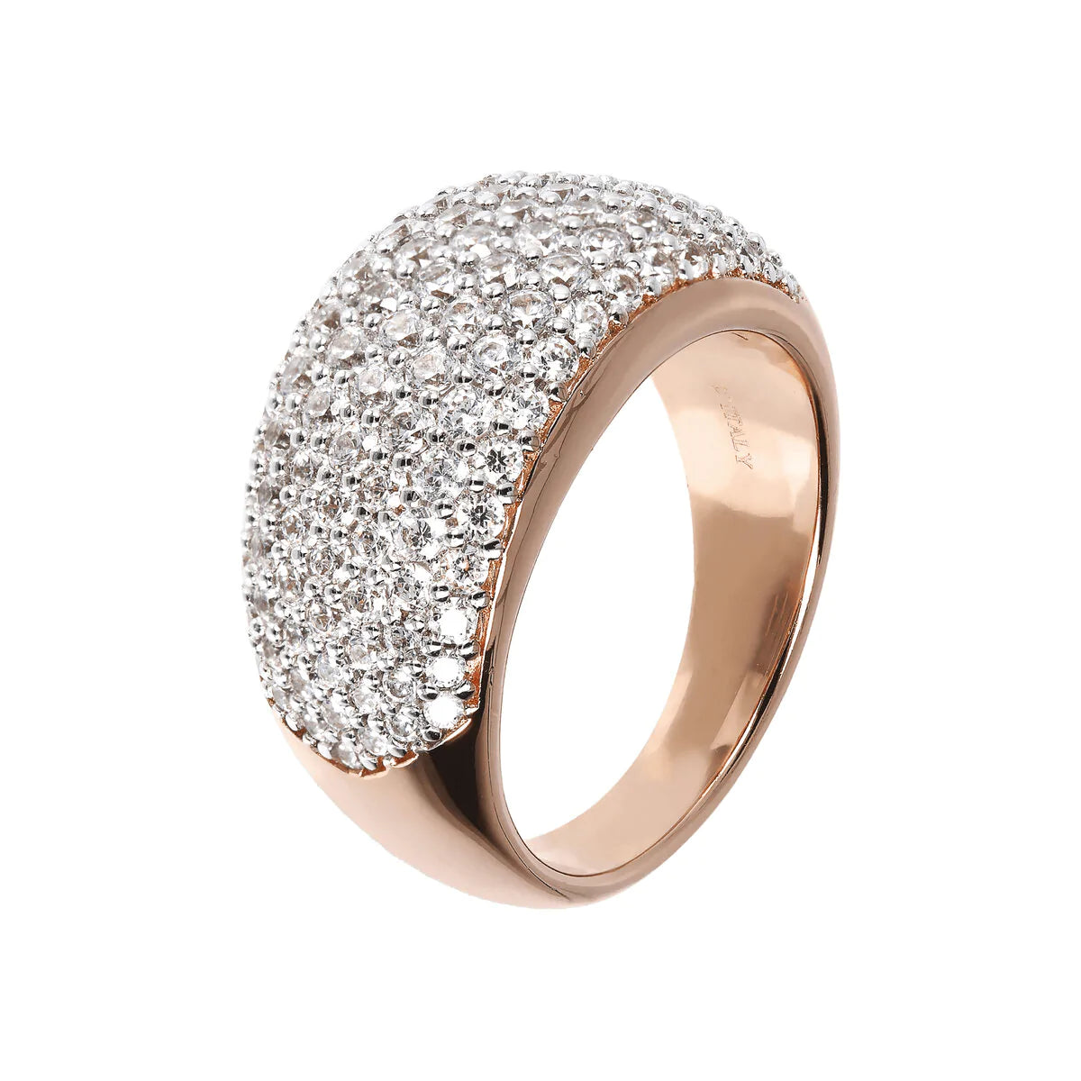 Anello Pavé Cubic Zirconia e Golden Rose WSBZ01402.W