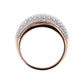 Anello Pavé Cubic Zirconia e Golden Rose WSBZ01402.W