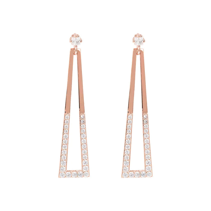 Pendientes Colgantes Geométricos con Zirconia Cúbica WSBZ01907.W