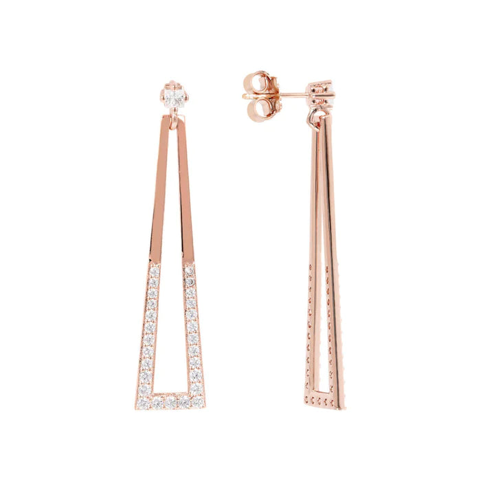 Pendientes Colgantes Geométricos con Zirconia Cúbica WSBZ01907.W