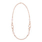 Collana Catena Rolò Ovale e Pietra Naturale WSBZ01955.RQ