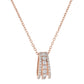 Collana Altissima Rosata con Cubic Zirconia WSBZ01982.W