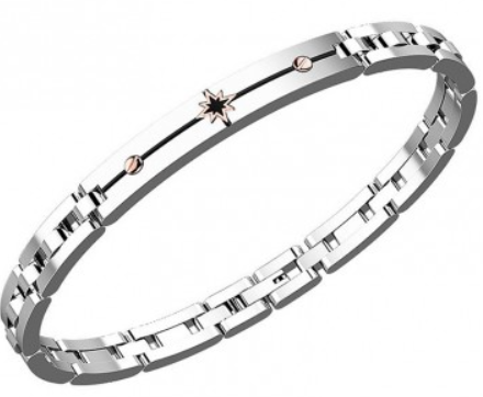 Bracciale Uomo Con Stella Polare Hi-Teck EHB132-R