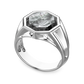 Anillo Chevalier Hombre de Plata con Nácar ESA037