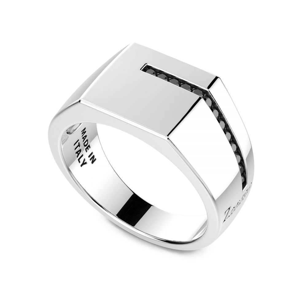 Anillo Hombre Cuadrado Chevalier ESA057