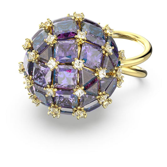 Anello Dorato con Sfera Blu 5599806