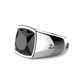 Anillo de Hombre en Plata con Gran Ónix Natural ESA005