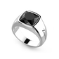 Anillo de hombre con ónix ESA006