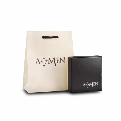 Rosario Uomo Classico Argento Diamantato CRO30BD