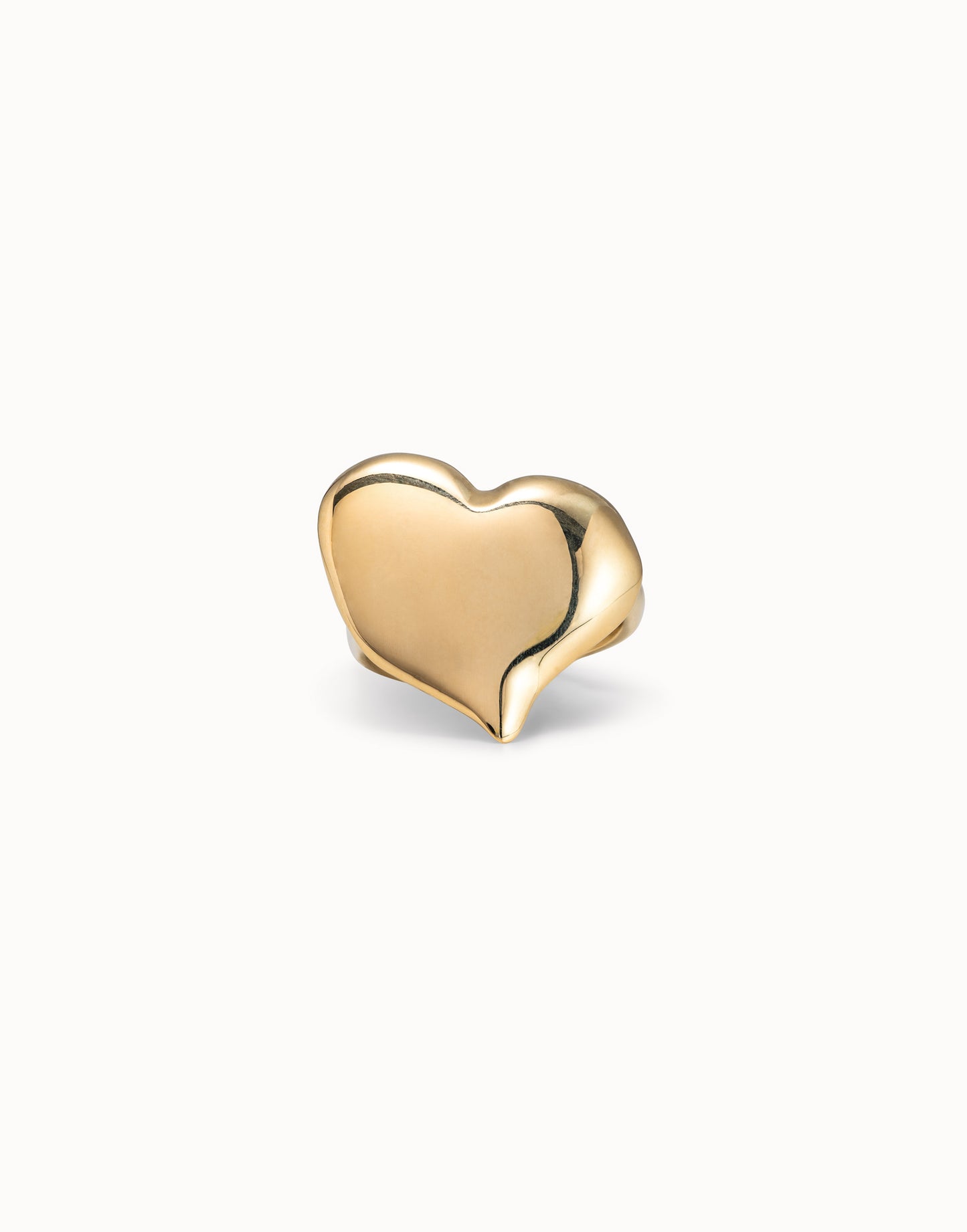 Anillo Uno Corazon Dorado ANI0700ORO000