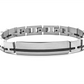 Bracciale Uomo 4US Acciaio con Linea Nera 4UBR5643