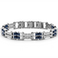 Bracciale Uomo 4US in Acciaio e Ceramica Blu 4UBR5597