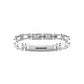 Bracciale Uomo 4US Acciaio con Zirconi Neri 4UBR5634