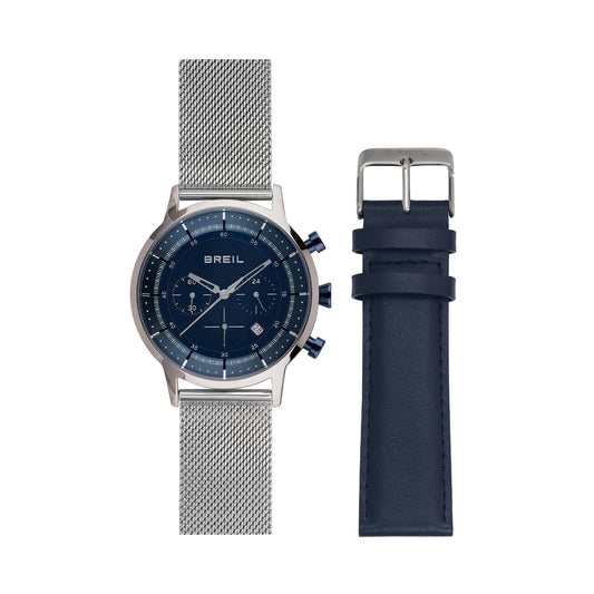 Six.3.Nine Reloj Hombre Plata y Azul TW1863