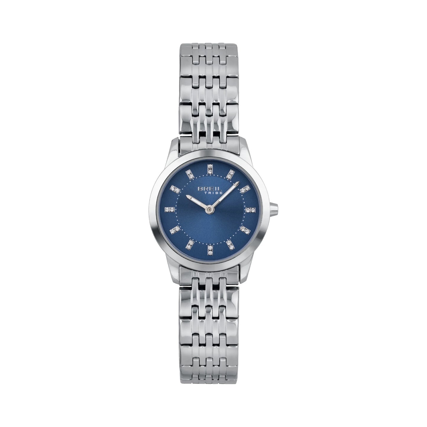 Orologio Donna Alyce Argento E Blu Con Cristalli EW0473