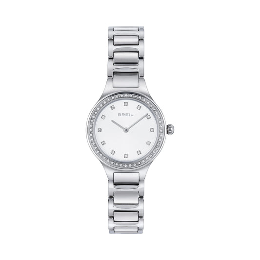 Reloj Mujer Sheer Silver Con Cristales TW1966