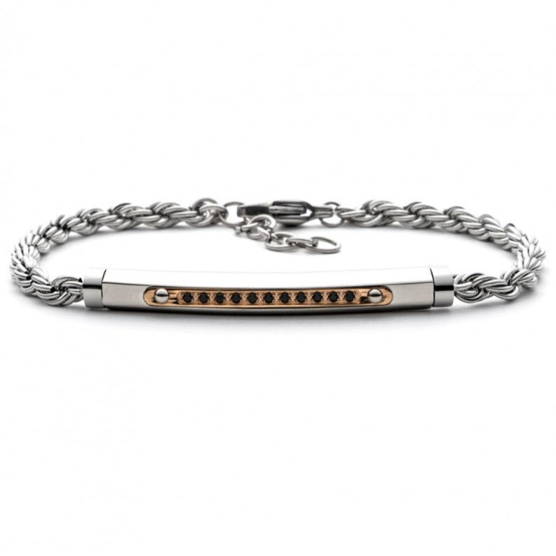 Bracciale Uomo 4US in Acciaio 4UBR5605