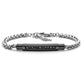 Bracciale Uomo 4US in Acciaio e Nero 4UBR5609