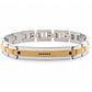 Bracciale Uomo 4US in Acciaio e Dorato 4UBR5640