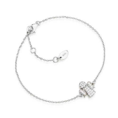 Pulsera Ángeles Zirconia BRA