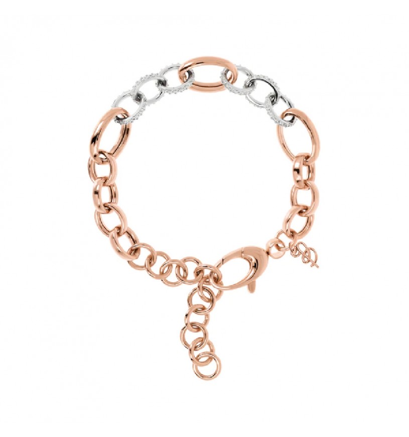 Bracciale con Catena Rolò Rosato WSBZ02021.W