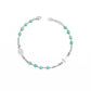 Pulsera Rosario con Esferas Turquesa BROBA3P