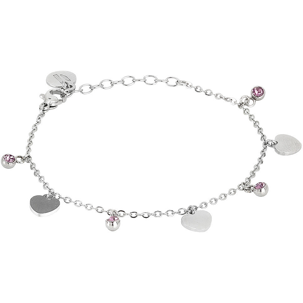 Pulsera Mya con Cristales y Corazones FL/BR04 