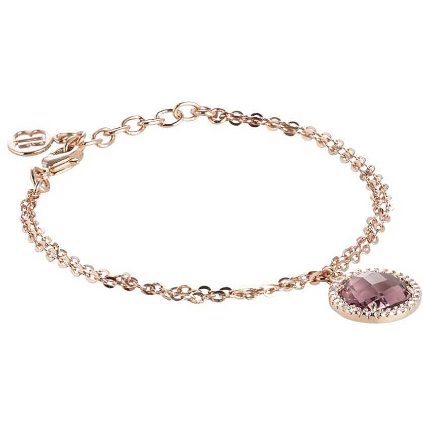 Pulsera con Cristal Amatista y Circonitas XBR398RS