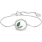 Bracciale Argentato Dellium Bambù Verde  5645375