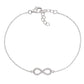 Pulsera Infinito de Plata con Circonitas BRINBBZ