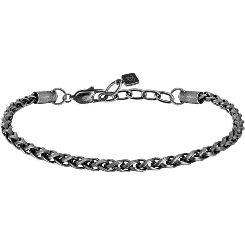 Pulsera Hombre Cadenas Negras SATX29