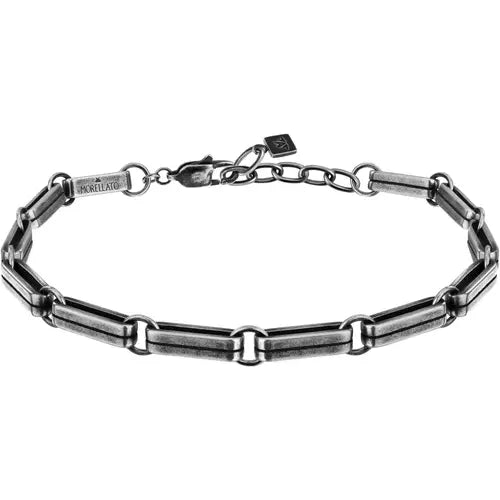 Pulsera Hombre Cadenas Negras SATX30