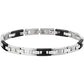 Bracciale Uomo Cross Silver e Nero SKR48