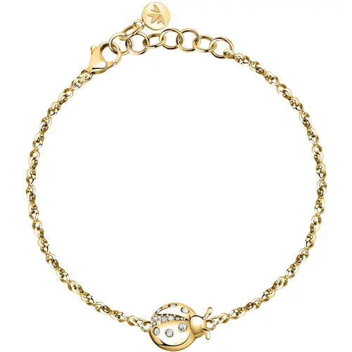 Bracciale Istanti Dorato con Coccinella SAVZ08