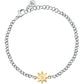Bracciale Maia Acciaio con Stella Dorata SAUY11