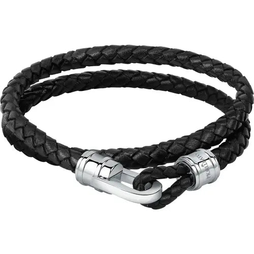 Pulsera Moody Black and Steel SQH37 para hombre