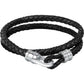 Bracciale Uomo Moody Multifilo Nero e Silver SQH38