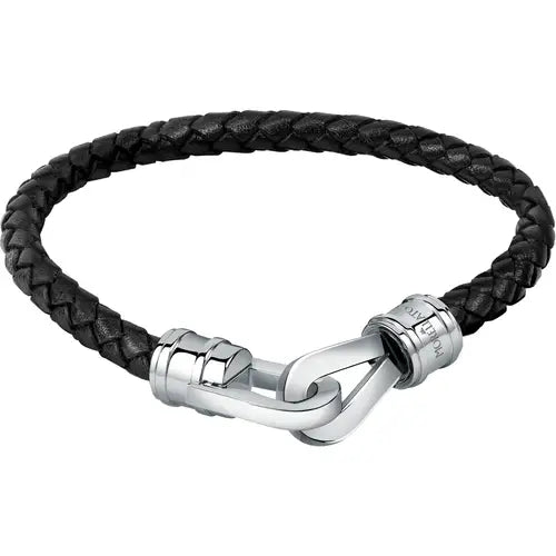 Bracciale Uomo Moody Nero e Silver SQH41