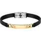 Pulsera Moody negra y dorada SQH43 para hombre
