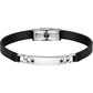 Pulsera Moody Acero y Negro Hombre SQH44