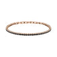 Pulsera Tennis Negra y Rosa Hombre SATT01