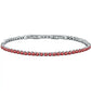 Pulsera Tesori de Plata con Circonitas Rojas SAIW103